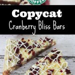 Copycat Starbucks Cranberry Bliss Bars