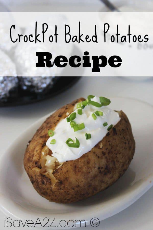 CrockPot Baked Potatoes