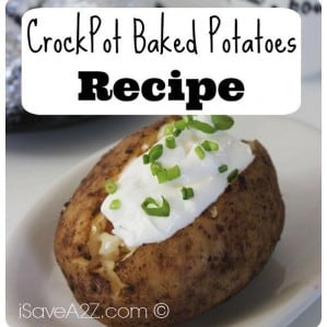 CrockPot Baked Potatoes