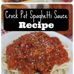 Crock Pot Spaghetti Sauce