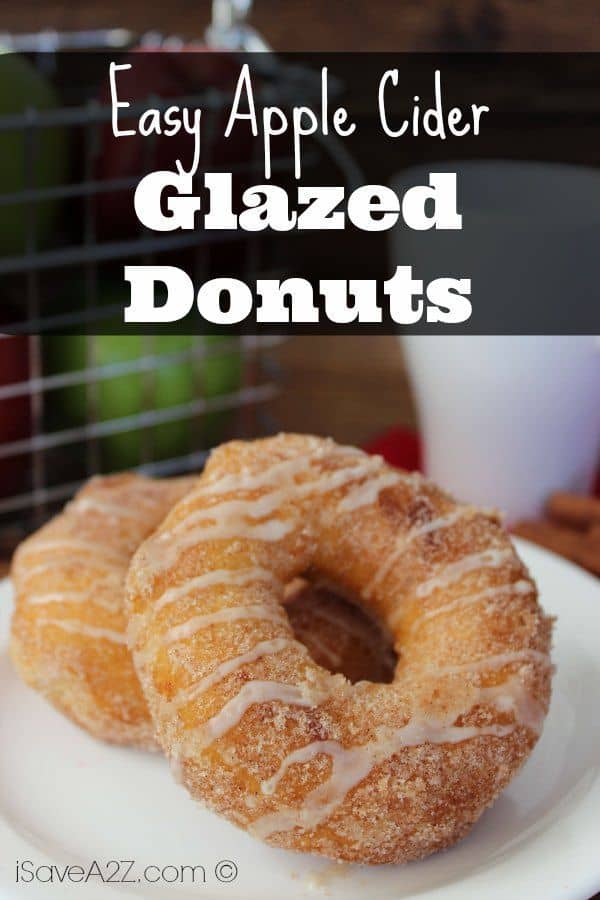 Easy Apple Cider Glazed Donuts