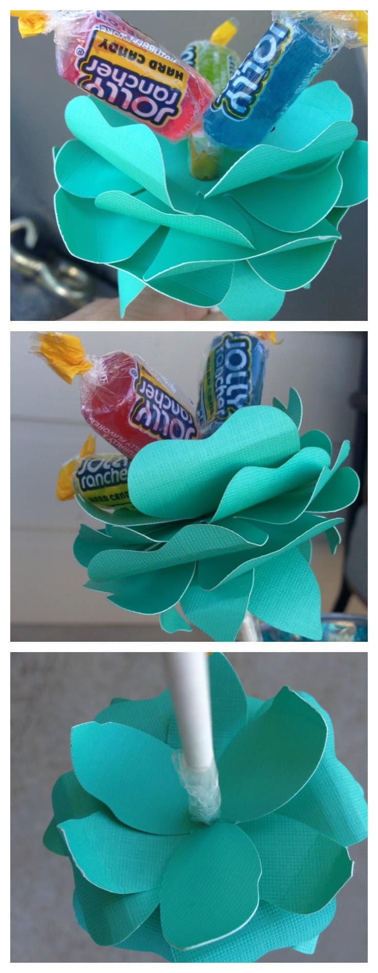 Paper Candy Flower Lollipop
