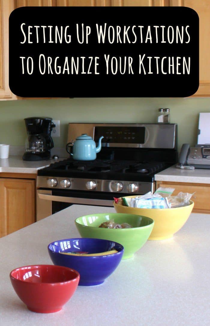 Setting Up Workstations to Organize Your Kitchen