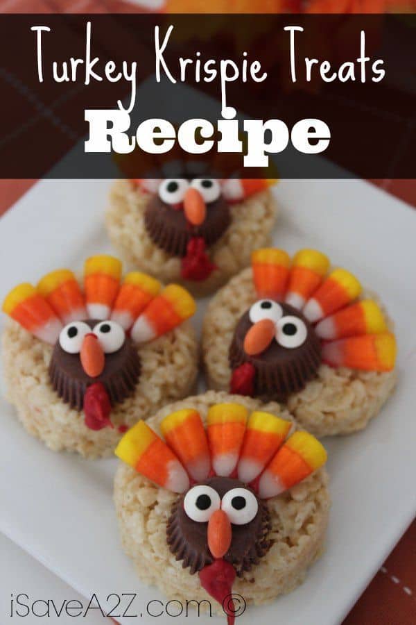 Easy Rice Krispie Treat Recipe for Thanksgiving