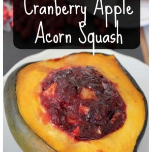 Cranberry Apple Acorn Squash