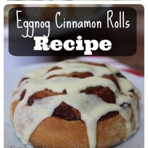 Eggnog Cinnamon Rolls