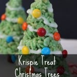 Krispie Treat Christmas Trees