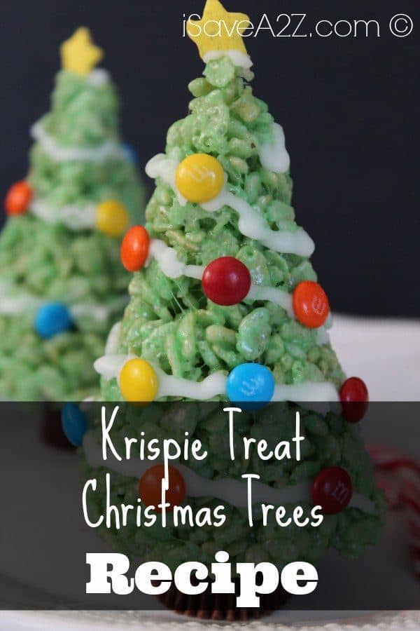Krispie Treat Christmas Trees