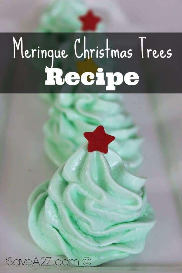 Meringue Christmas Trees