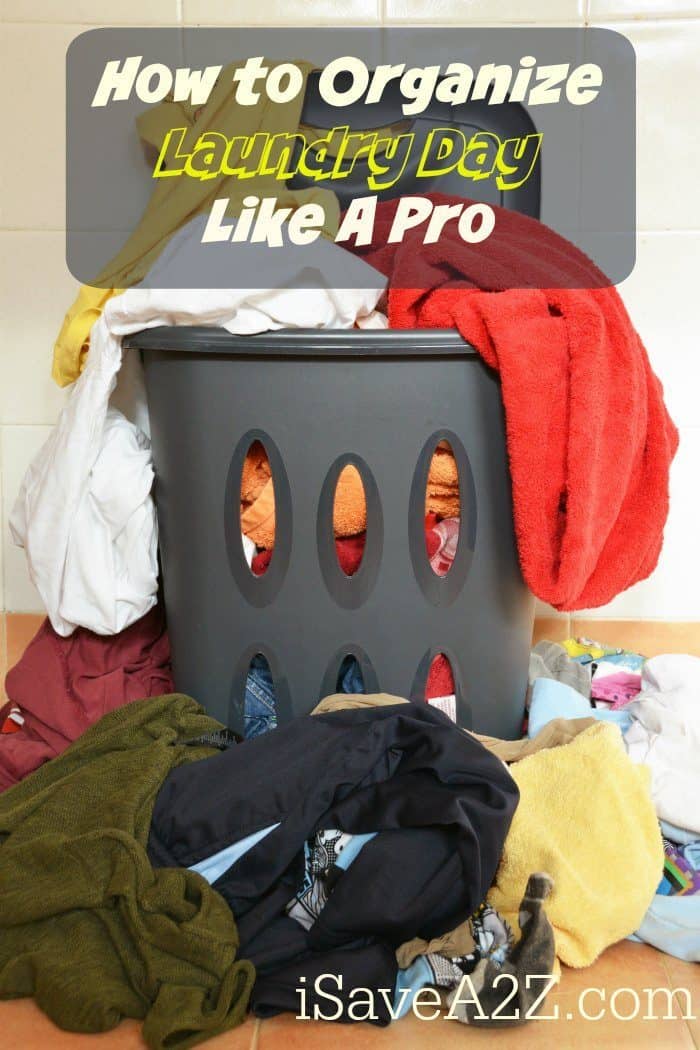 Organize Laundry Day