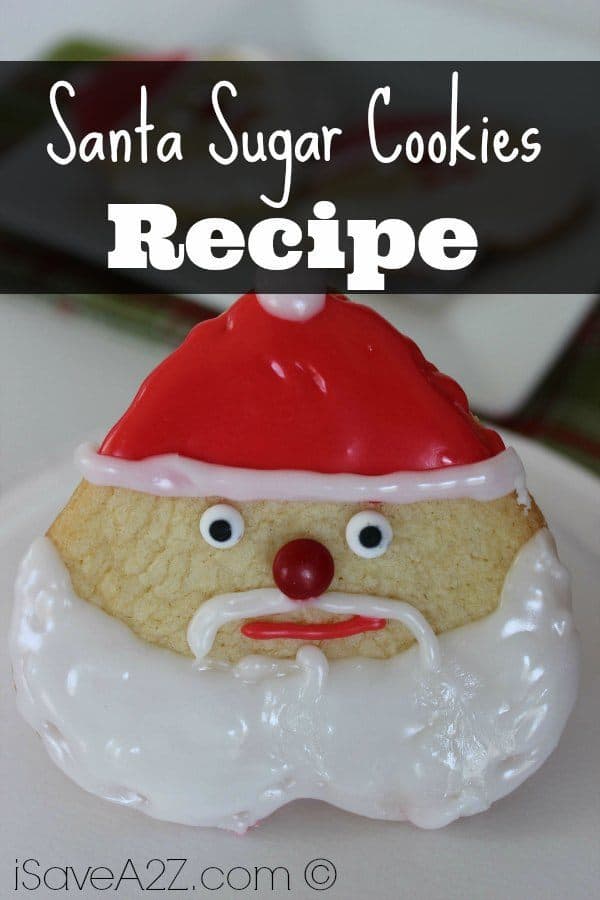 Santa Sugar Cookies