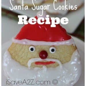 Santa Sugar Cookies