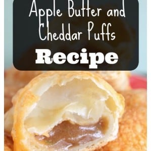 Apple Butter and Cheddar Puffs