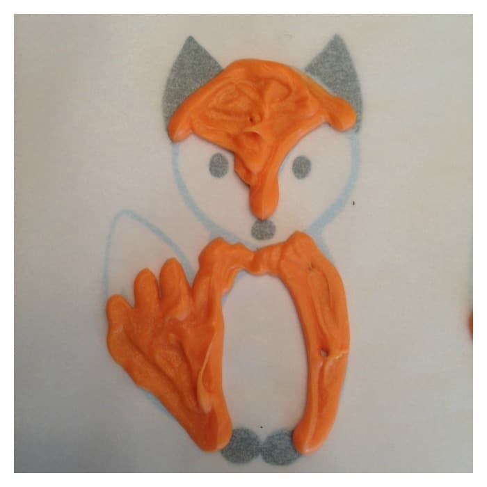 Chocolate Fox Cupcake Toppers