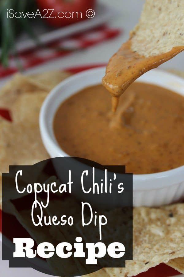 Copycat Chili's Queso Dip