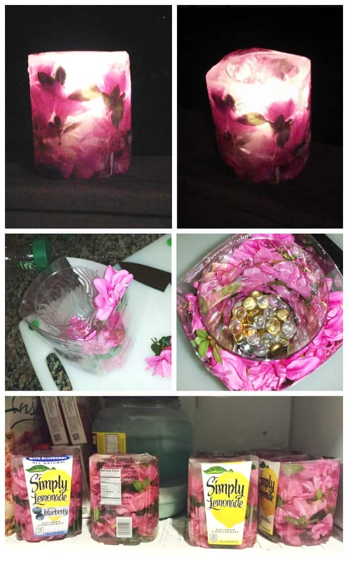 Do It Yourself Holiday Ice Luminaries