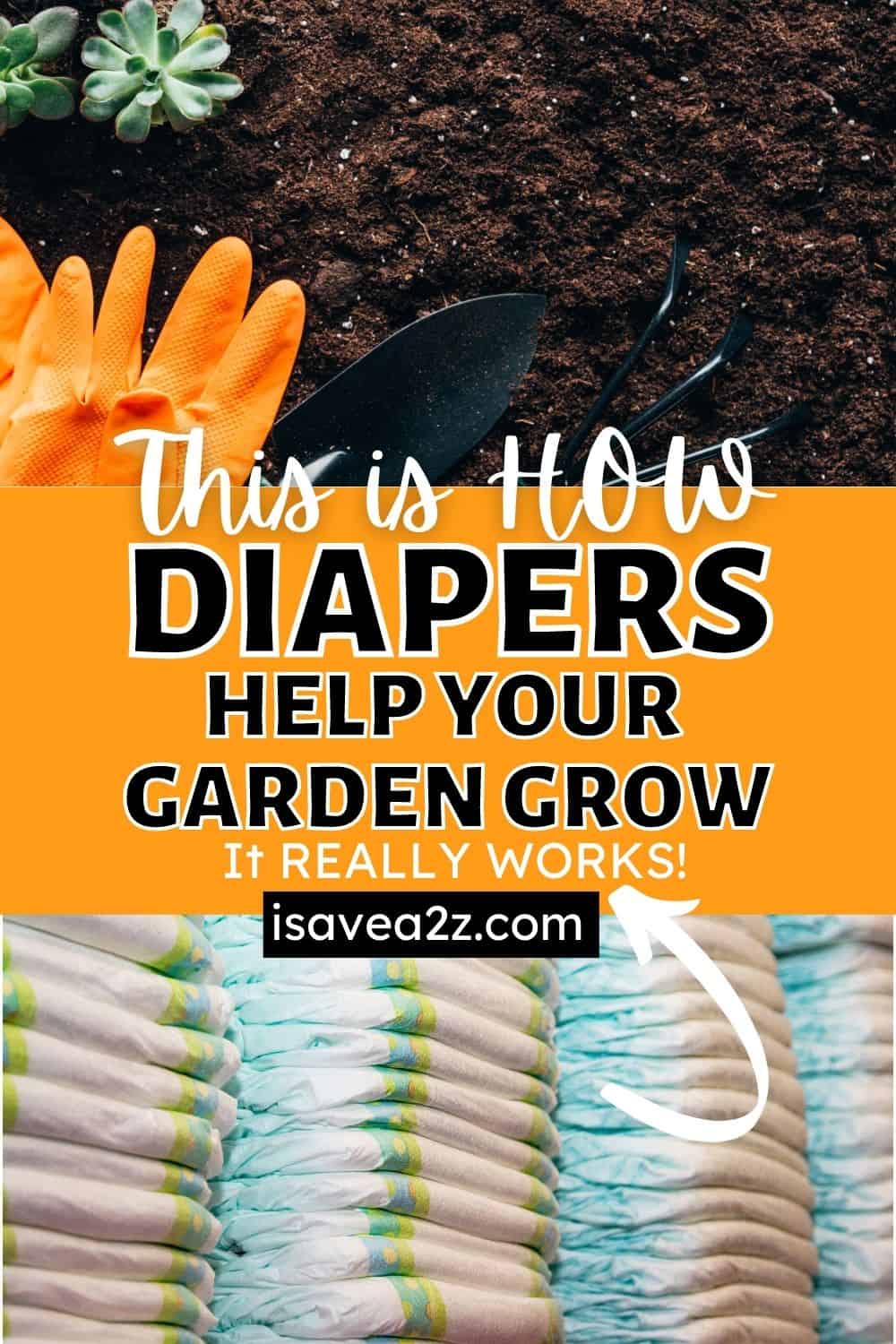 This is how Diapers help plants grow