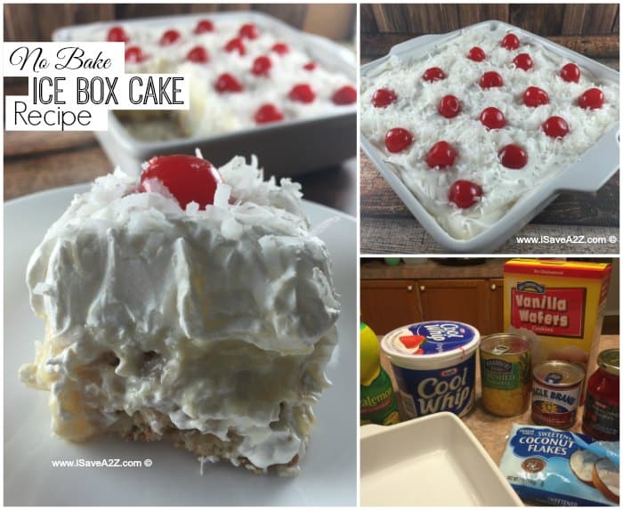 No Bake Ice Box Cake Recipe - iSaveA2Z.com