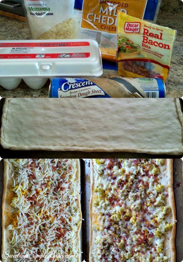 5 Ingredient Breakfast Pizza Recipe