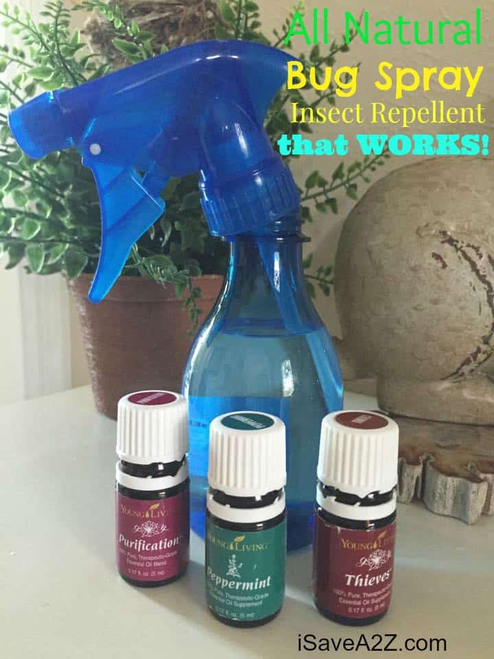 Homemade Natural Bug Spray using Essential Oils