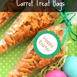 If you're looking for a super easy way to present your cute Easter snacks to match, then these Carrot Easter Treat Bags will be perfect for you!