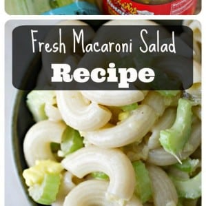 Fresh Macaroni Salad