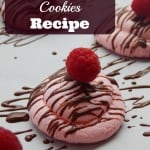 Raspberry Meringue Cookies