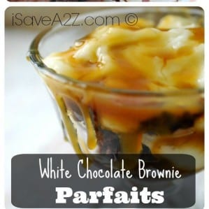 White Chocolate Brownie Parfaits