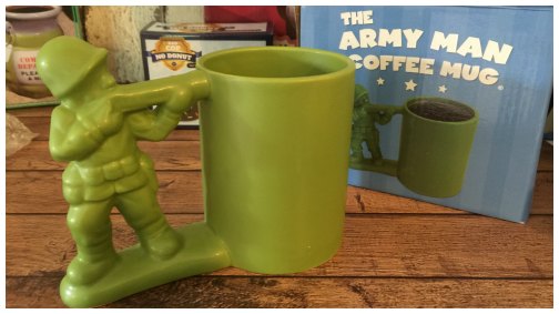 Green Army Man Mug