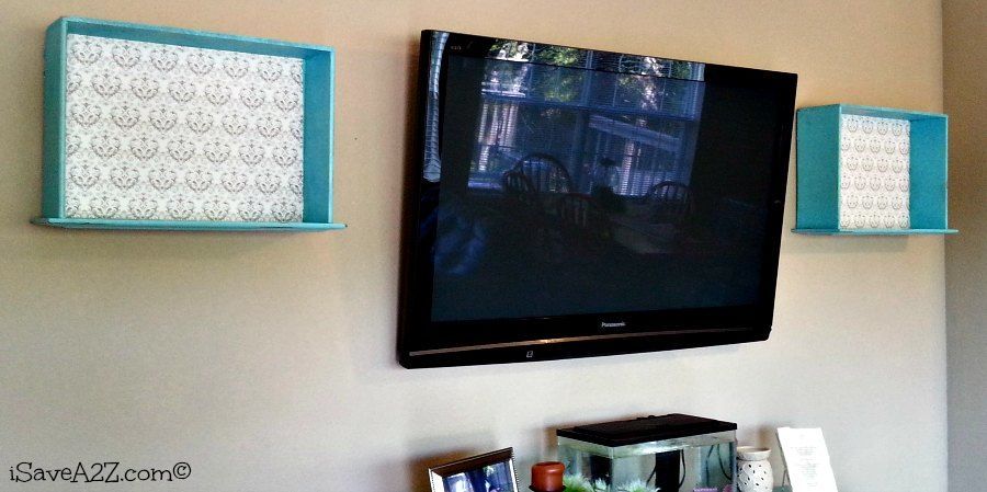 re-purposed drawers into shelves