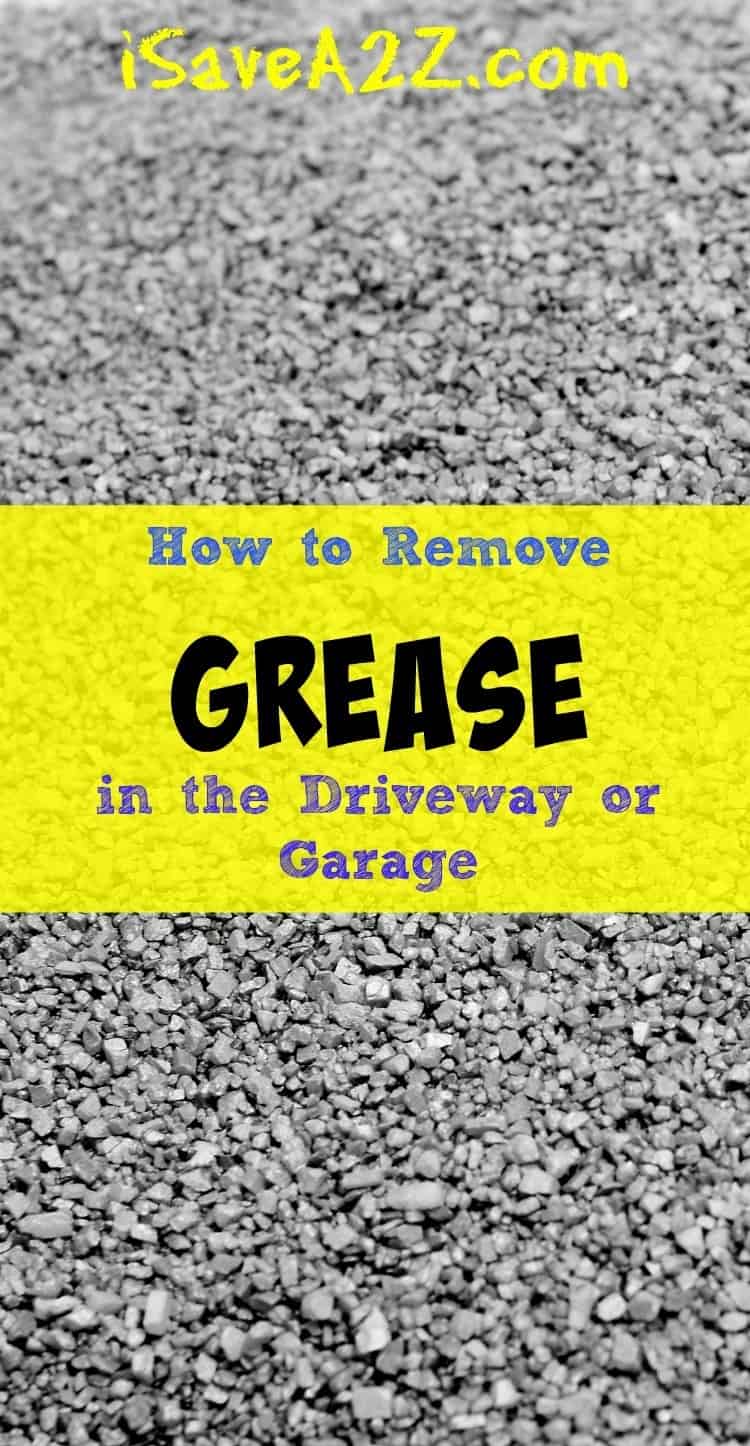 How to Remove Grease in the Driveway or Garage
