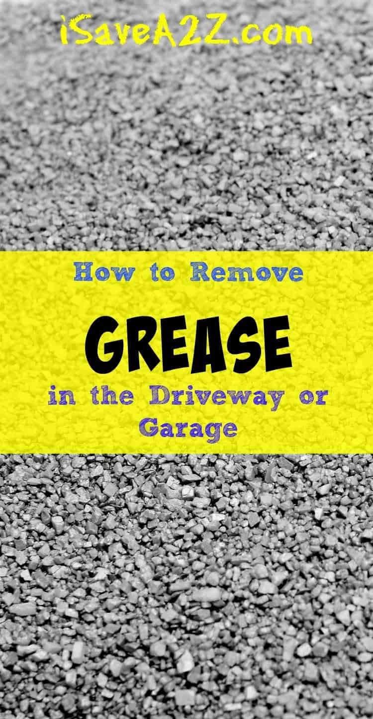 How to Remove Grease in the Driveway or Garage