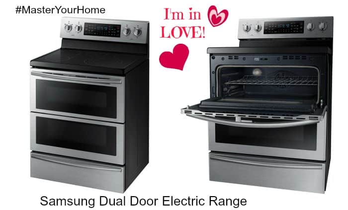 My New Kitchen Love:  Samsung Dual Door Electric Range