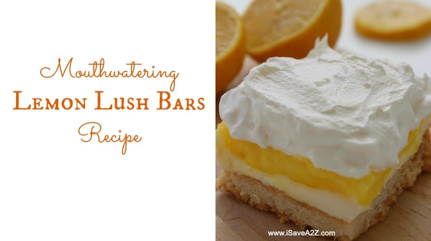 Mouthwatering Lemon Lush Bars Recipe