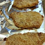 Crouton Crusted Pork Chops