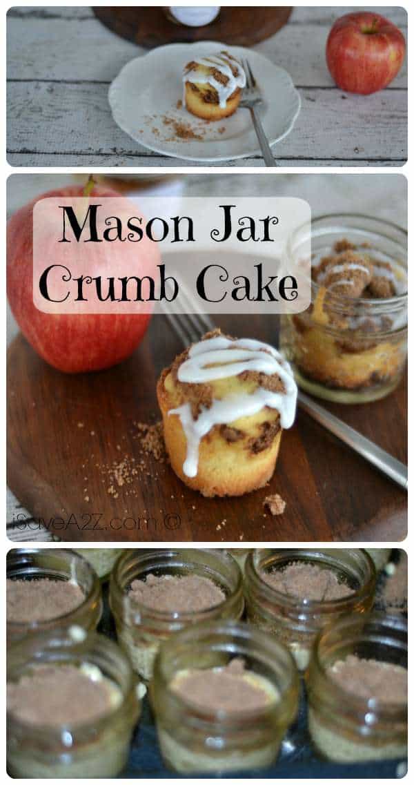 Mason Jar Crumb Cake