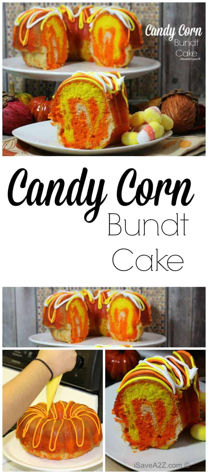 Candy Corn Bundt Cake Recipe 