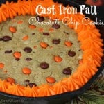 Cast Iron Fall Chocolate Chip Cookie