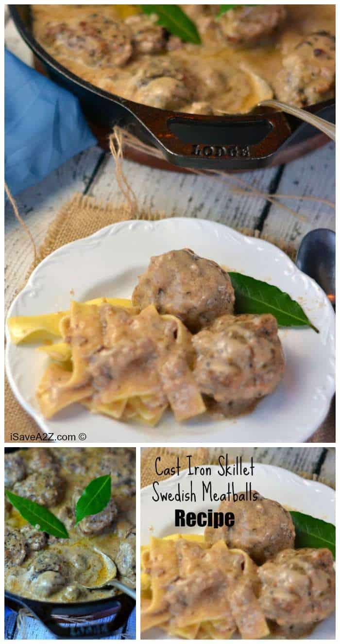 Cast Iron Swedish Meatballs