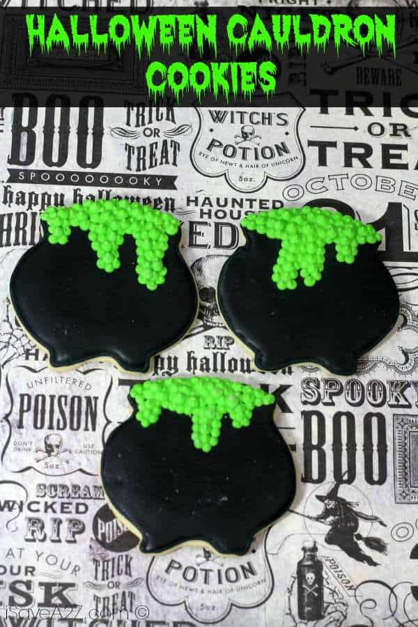 Halloween Cauldron Cookies