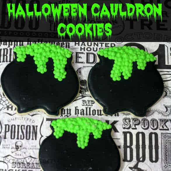 Halloween Cauldron Cookies