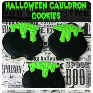 Halloween Cauldron Cookies