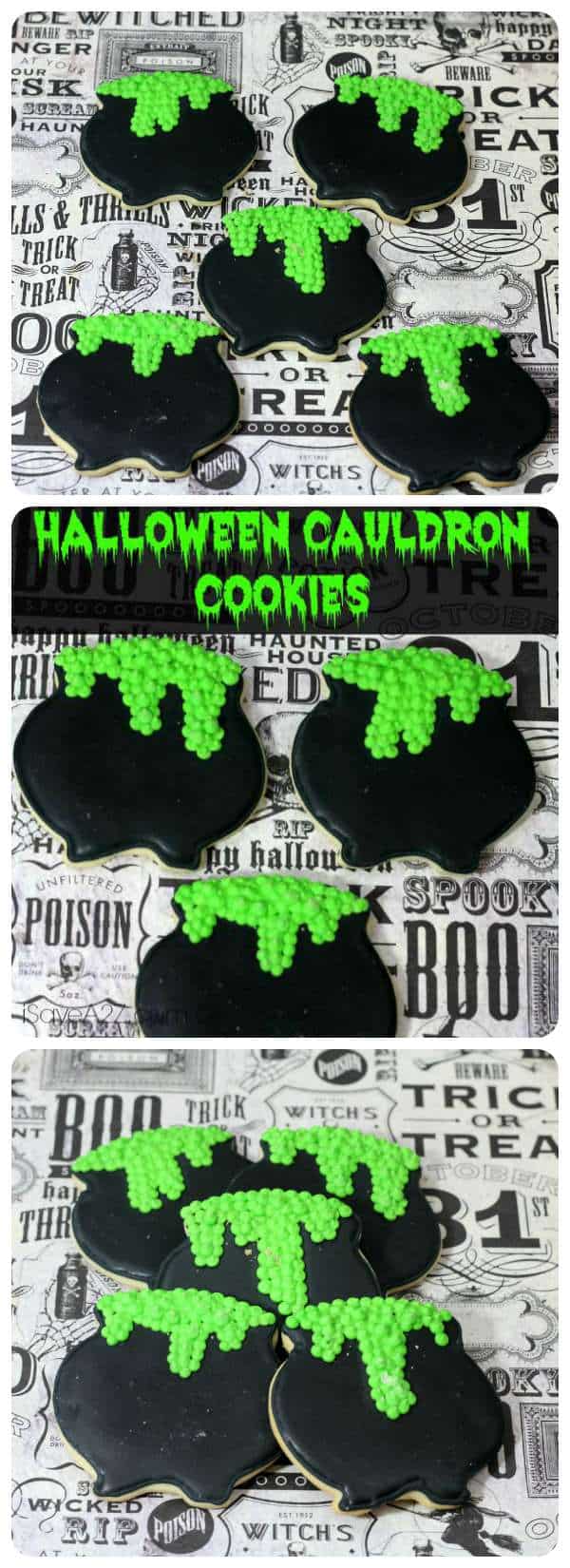 Halloween Cauldron Cookies