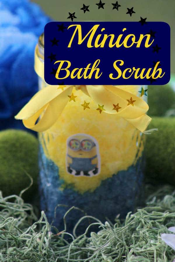 Check our great DIY tutorial for these Minion themed bath scrubs! If you or someone you know is a fan of the Minions, then you should check this out!