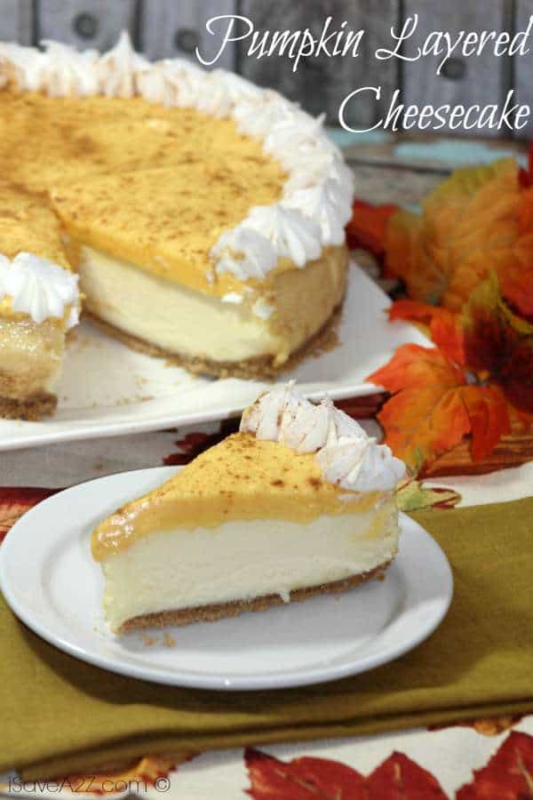 Pumpkin Layered Cheesecake