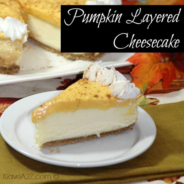Pumpkin Layer Cheesecake