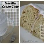 Vanilla Crazy Cake Recipe