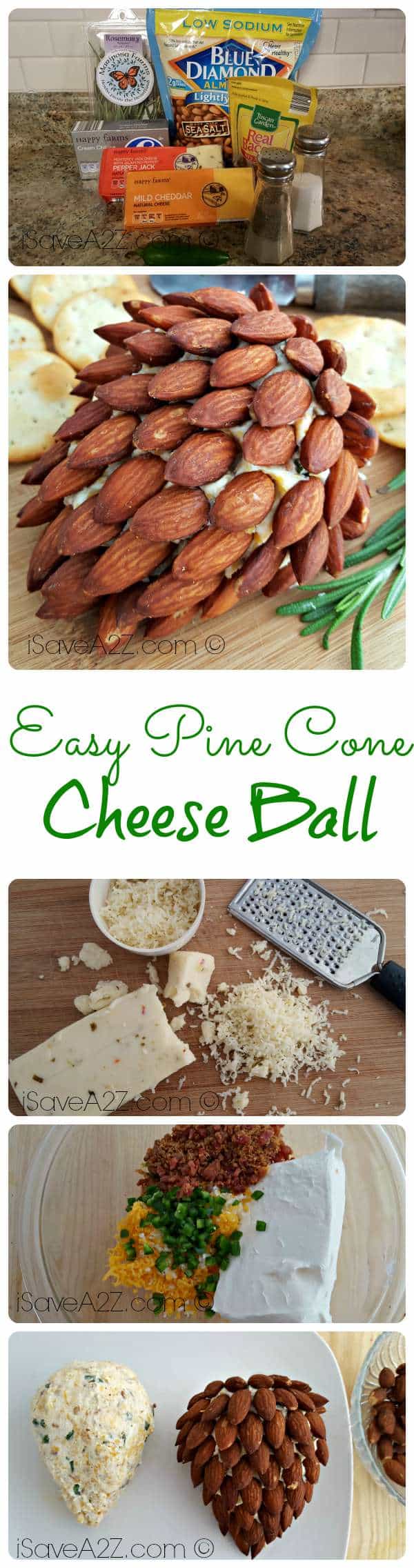 Easy Pine Cone Cheese Ball