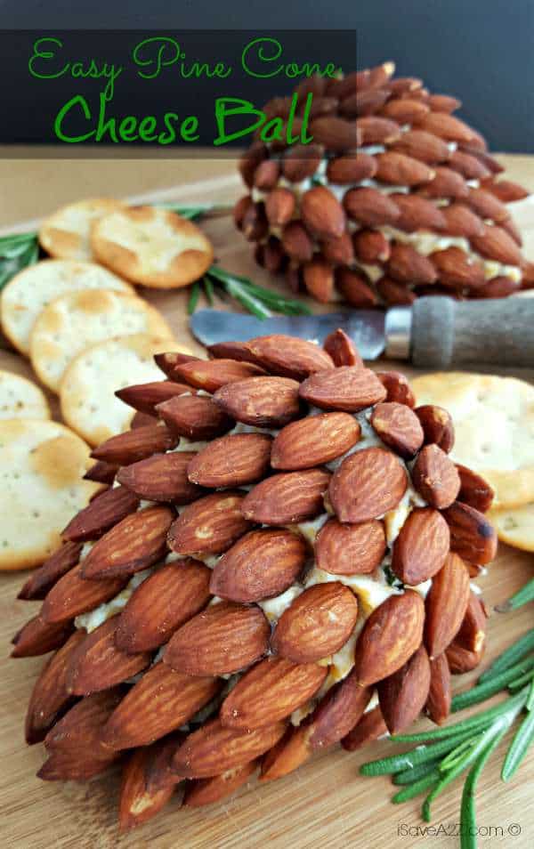 Easy Pine Cone Cheese Ball