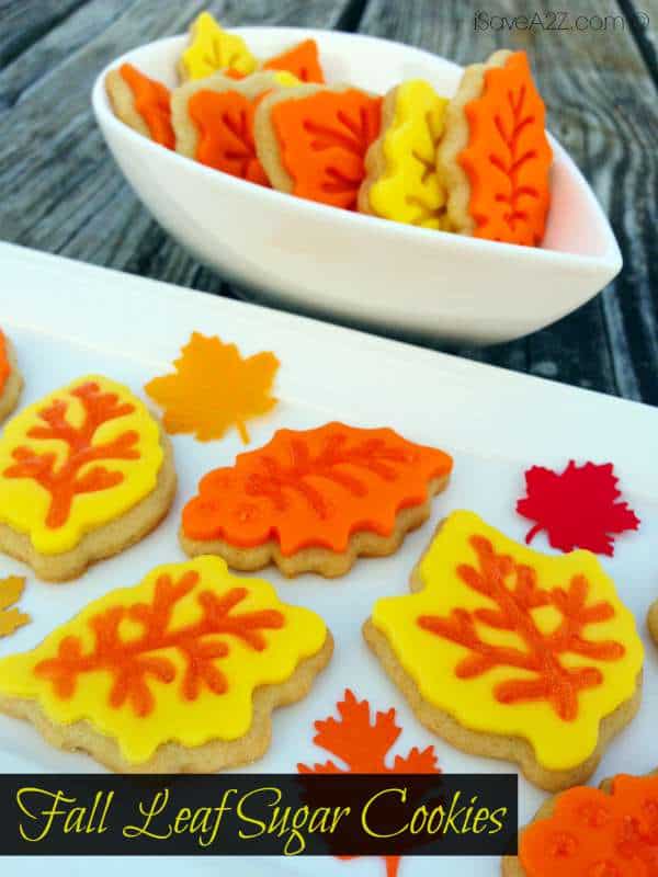 Fall Leaf Sugar Cookies